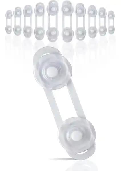 İdeal Baby 10 Adet Mini Çok Amaçlı Güvenlik Kilidi Çocuk Güvenliği ve Pratiklik İçin