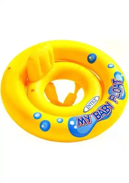 İntex Bebek Simidi Float 67 cm Sarı Güvenli ve Konforlu Havuz Deneyimi İçin Uygun
