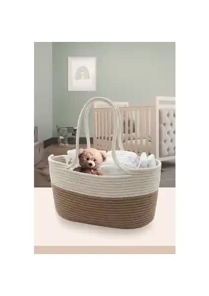 Jasper Keçe Bej Anne Bebek Bakım Çantası ve Organizeri: Fonksiyonel ve Estetik Tasarım