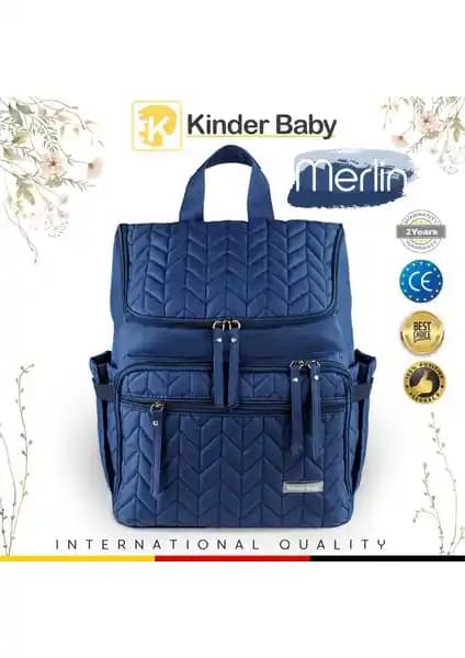 Kinder Baby Merlin Termal Anne Bebek Bakım Çantası: Şık, Dayanıklı ve Fonksiyonel Tasarım
