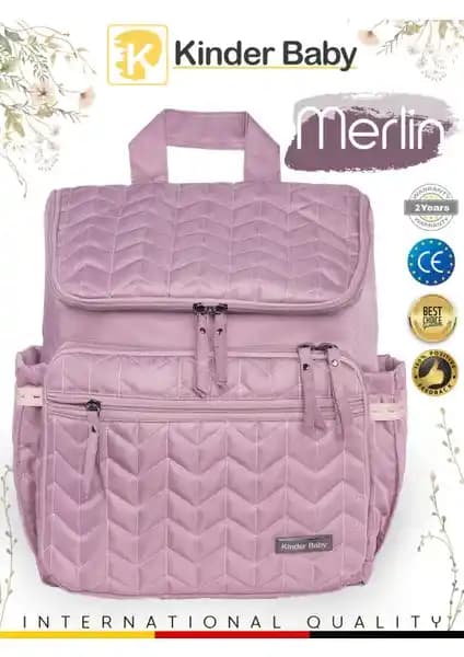 Kinder Baby Merlin Termal Anne Bebek Bakım Çantası: Şık ve Fonksiyonel Tasarım Özellikleri