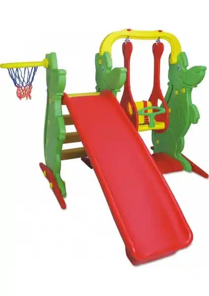 King Kids Kaydıraklı Salıncak Set A ile Güvenli ve Eğlenceli Oyun Deneyimi