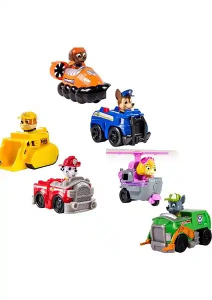 Kkd Paw Patrol Görev Araçları 6'lı Set Çocuklar İçin Eğlenceli ve Eğitici Oyuncaklar