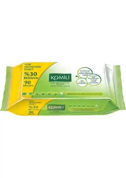Komili Tekli Islak Temizlik Havlusu Günlük Hijyen ve Pratik Temizlik İçin Ideal Çözüm