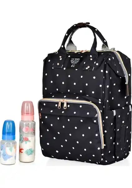 Lal Baby Puantiyeli Bebek Bakım Sırt Çantası Geniş Hacim ve Fonksiyonel Özelliklerle