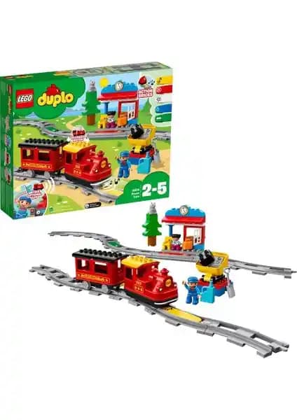 LEGO DUPLO Buharlı Tren 10874: Çocuklar İçin Eğitici ve Eğlenceli Tren Oyuncağı