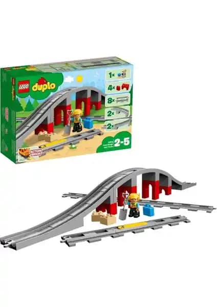 LEGO DUPLO Tren Rayları 10882: Çocuklar İçin Eğitici ve Yaratıcı Oyuncak Seti