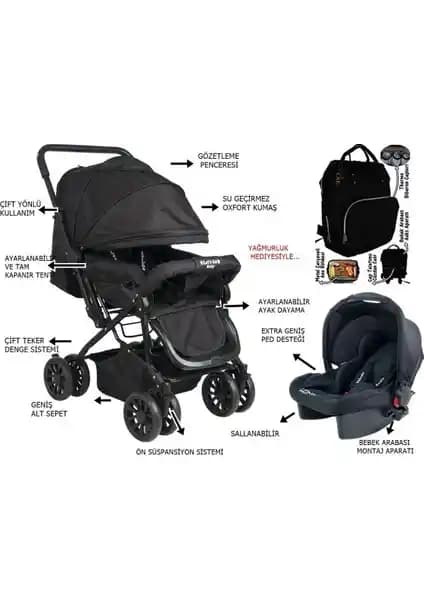 Let's Go Baby Çift Yönlü Travel Sistem Bebek Arabası İnceleme ve Kullanıcı Yorumları