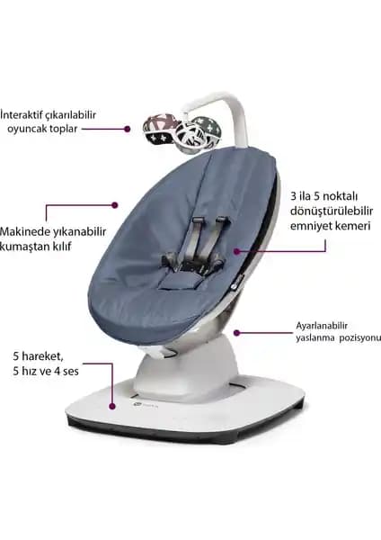 Mamaroo 5.0 Çok Hareketli Bebek Salıncağı ile Güvenli ve Konforlu Bebek Bakımı