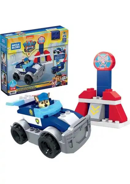Mega Bloks Paw Patrol Chase'in Polis Arabası Yapı Seti Çocuklar İçin Eğlenceli ve Öğretici Oyun Deneyimi