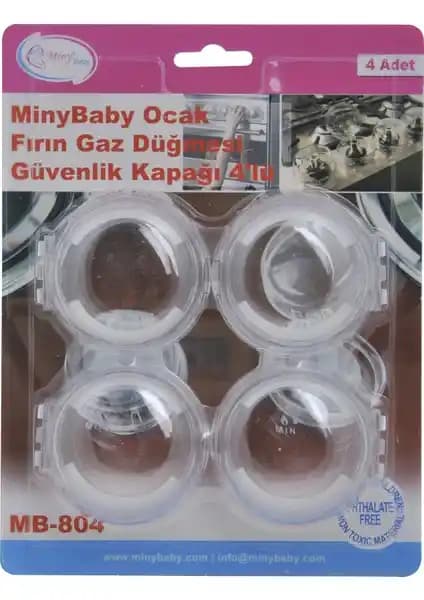 Miny Baby Ocak Güvenlik Kapağı 4'lü: Çocuk Güvenliği ve Kullanım Kolaylığı İçin Mutfak Çözümü