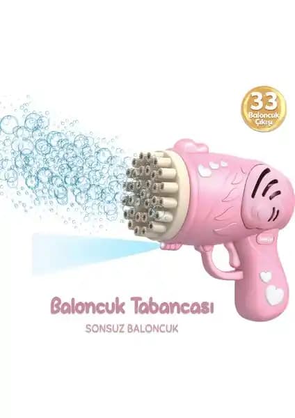 Mofy Baby 33 Kanal Işıklı Pilli Baloncuk Makinesi Çocuklar İçin Eğlenceli Oyuncak