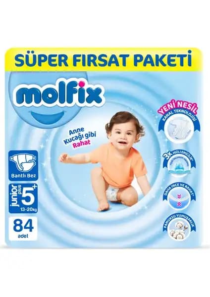 Molfix Bebek Bezi 5+ Beden Junior Plus Fırsat Paketleri Karşılaştırması 2
