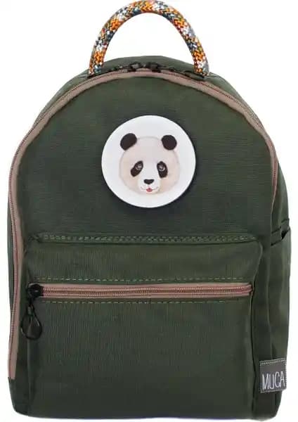 Muca Mini Gogi Yeşil Çocuklar İçin Pratik ve Şık Su Geçirmez Sırt Çantası 75-90 karakter