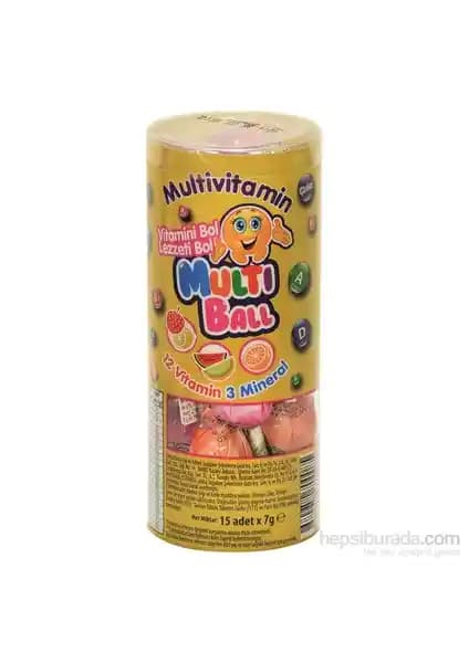 Multi Ball Lolipop Multivitamin Çocuklar İçin Sağlıklı ve Lezzetli Vitamin Kaynağı