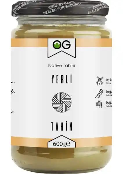 OG Natural Yerli Taş Değirmen Tahin: Doğal ve Sağlıklı Susam Tohumu Ürünü