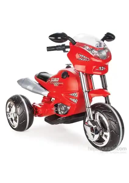 Pilsan Storm Akülü Motosiklet 12 Volt Güvenli ve Eğlenceli Çocuk Sürüş Oyuncağı