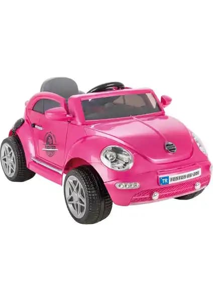 Pilsan Tostos Akülü Çocuk Arabası 12 Volt Pembe Güvenli ve Eğlenceli Sürüş Deneyimi