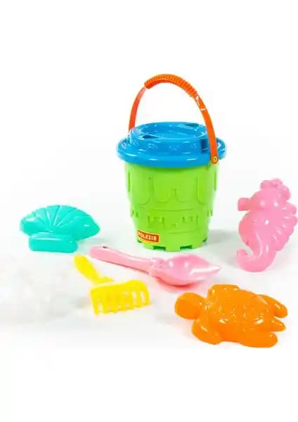Polesie Şato Kova ve Kalıplar Takımı Çocuklar İçin Güvenli ve Dayanıklı Kum Oyun Seti