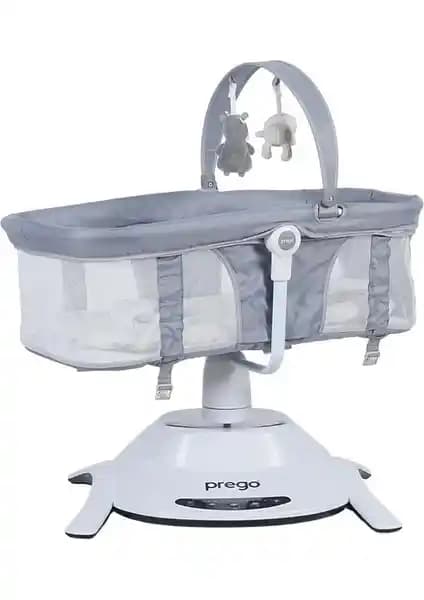 Prego 4086-1 Yummy Portbebeli Elektrikli Bebek Beşiği Güvenli ve Konforlu Uyku Çözümü