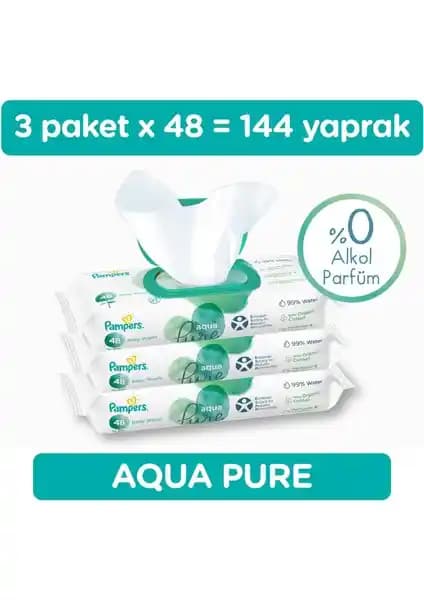 Prima Aqua Pure Islak Mendil Bebek Bakımında Güvenli ve Doğal Temizlik Çözümü
