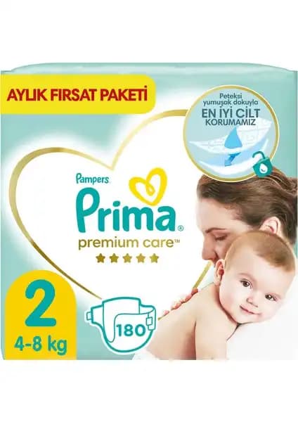 Prima Bebek Bezi Premium Care 5 Numara ve 2 Beden Paket Karşılaştırması 2