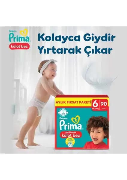 Prima Külot Bebek Bezi 6 Beden ve Premium Care 6 Numara Karşılaştırması 1