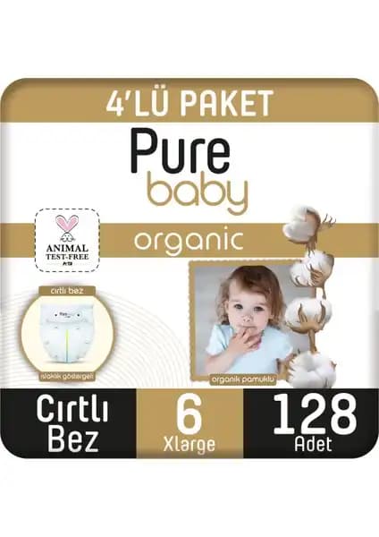 Pure Baby Organik Pamuklu Bez ve Sleepy Extra Bebek Bezi Karşılaştırması 1
