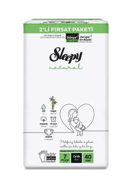 Sleepy Bebek Bezi Natural ve Sleepy Natural Cırtlı Bebek Bezi Karşılaştırması 1