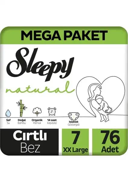 Sleepy Bebek Bezi Natural ve Sleepy Natural Cırtlı Bebek Bezi Karşılaştırması 2