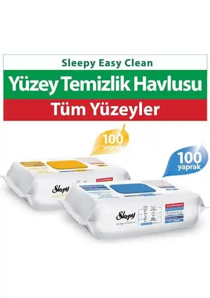 Sleepy Easy Clean Arap Sabunu ve Çamaşır Suyu Katkılı Yüzey Temizlik Havlusu Ürün Özellikleri ve Kullanım Avantajları