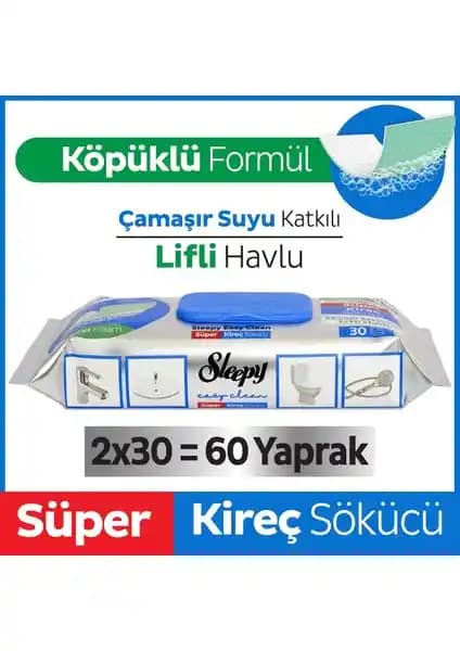 Sleepy Easy Clean Süper Kireç Sökücü Yüzey Temizlik Havlusu ve Mendili Ürün Tanıtımı