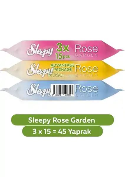 Sleepy Rose Garden Seyahat Cep Mendili: Günlük Kullanım İçin Pratik ve Ferahlatıcı Temizlik Çözümü