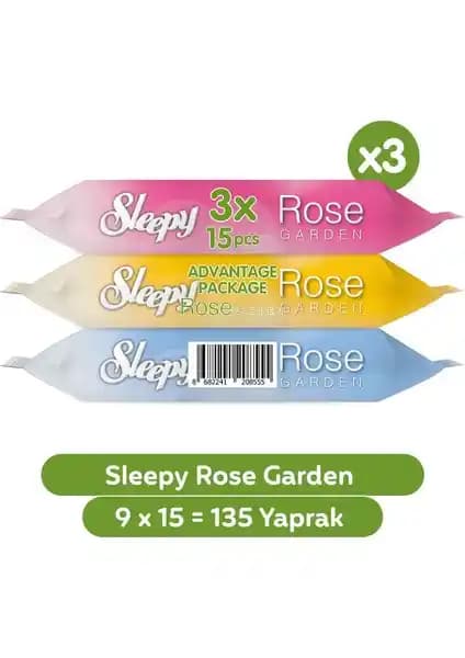 Sleepy Rose Garden Seyahat Cep Mendili: Günlük Kullanım İçin Pratik ve Güvenilir Hijyen Çözümü