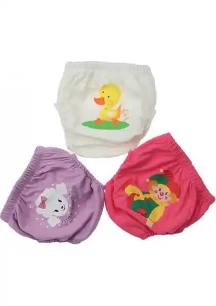 Story Baby Bebek Sevimli 3'lü Alıştırma Külodu: Konfor ve Güvenlik Sunan Bebek Giyim Ürünü