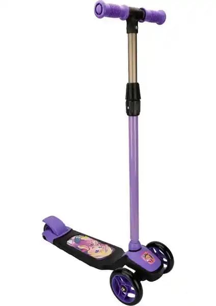 Sunman Polly Pocket 3 Tekerlekli Frenli Çocuk Scooter Güvenli ve Eğlenceli Kullanım İçin