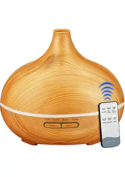 UltraTekno Uzaktan Kumandalı Aroma Difüzörü 550ML ile Modern ve Rahat Ortamlar Yaratın