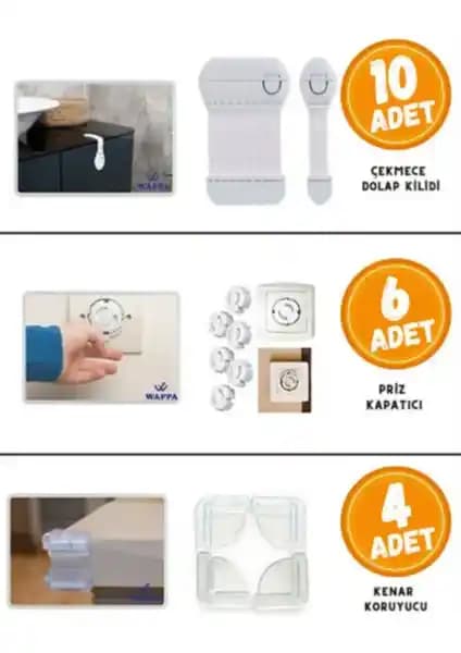 Wappa Çocuk Bebek Güvenlik Emniyet Seti: Evinizde Güvenliği Artıran Pratik Çözüm