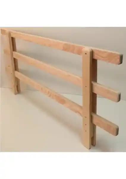 World of Wood Ahşap Bebek ve Çocuk Yatak Koruma Bariyeri Güvenli ve Estetik Tasarım