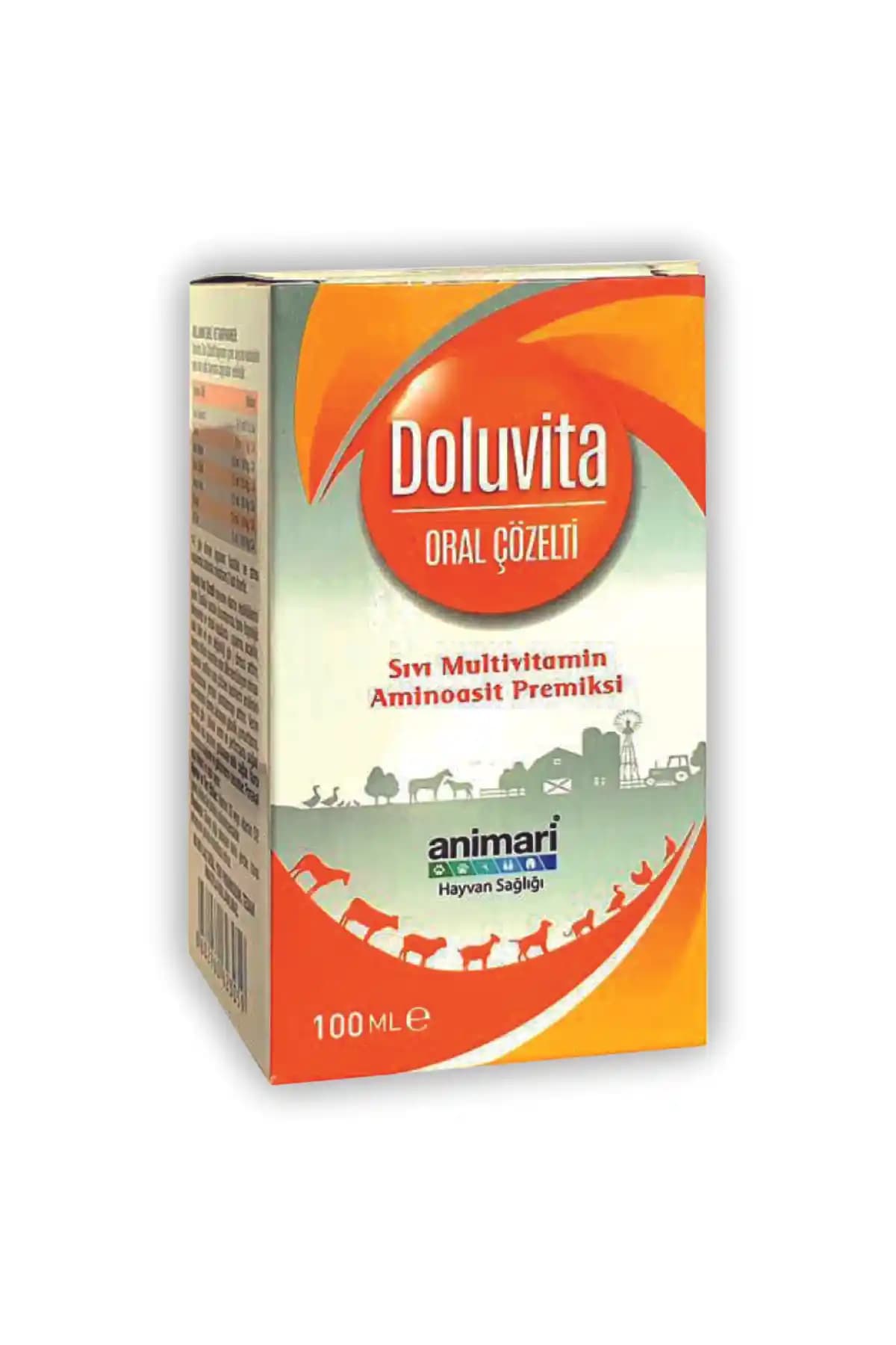 Animari Doluvita 100 ml Hayvanlar İçin Vitamin ve Aminoasit Takviyesi
