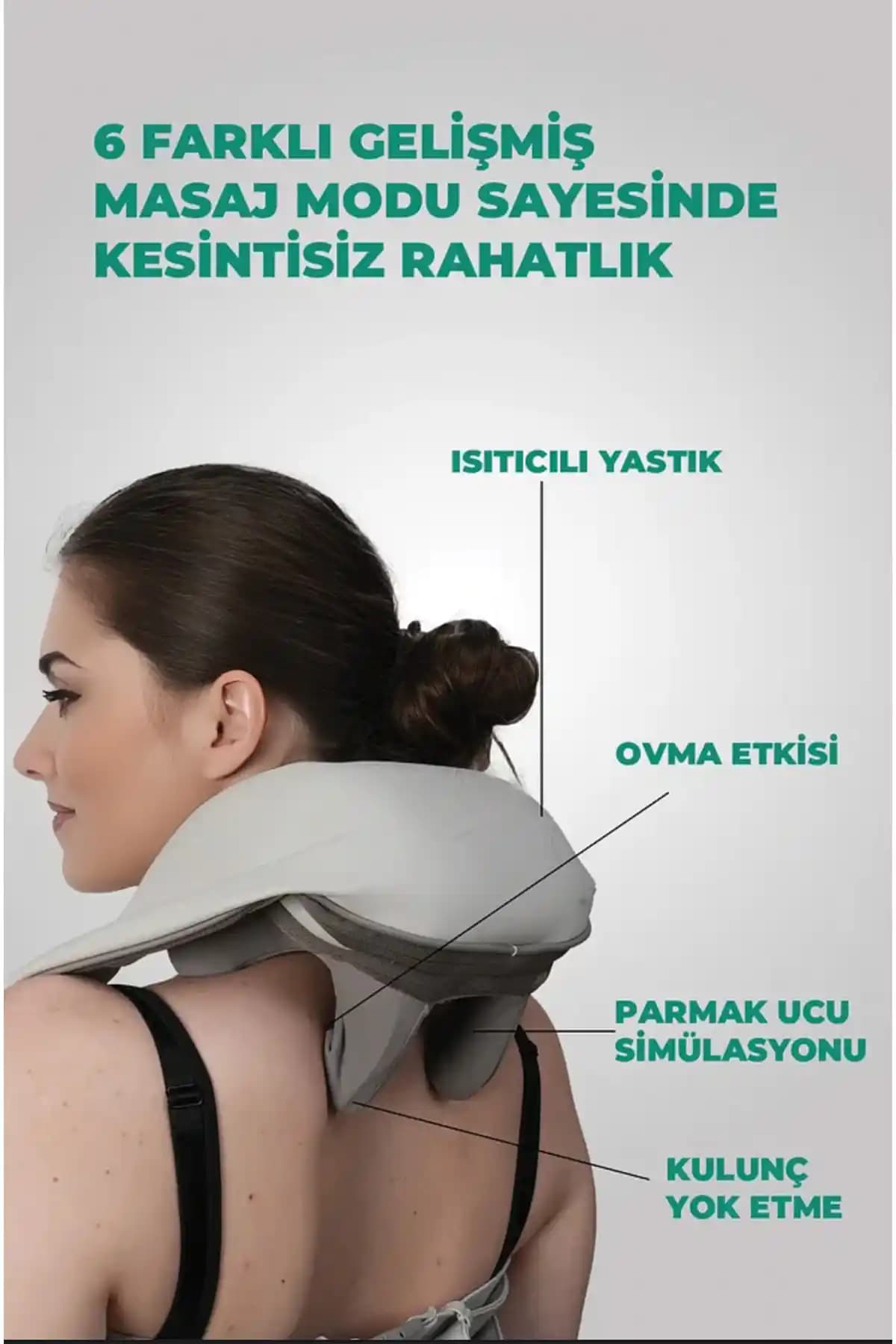 Aprilla 2880 Büyük Boy Ovmalı Isıtmalı Şarjlı Masaj Aleti - Rahatlama ve Kas Gevşetme