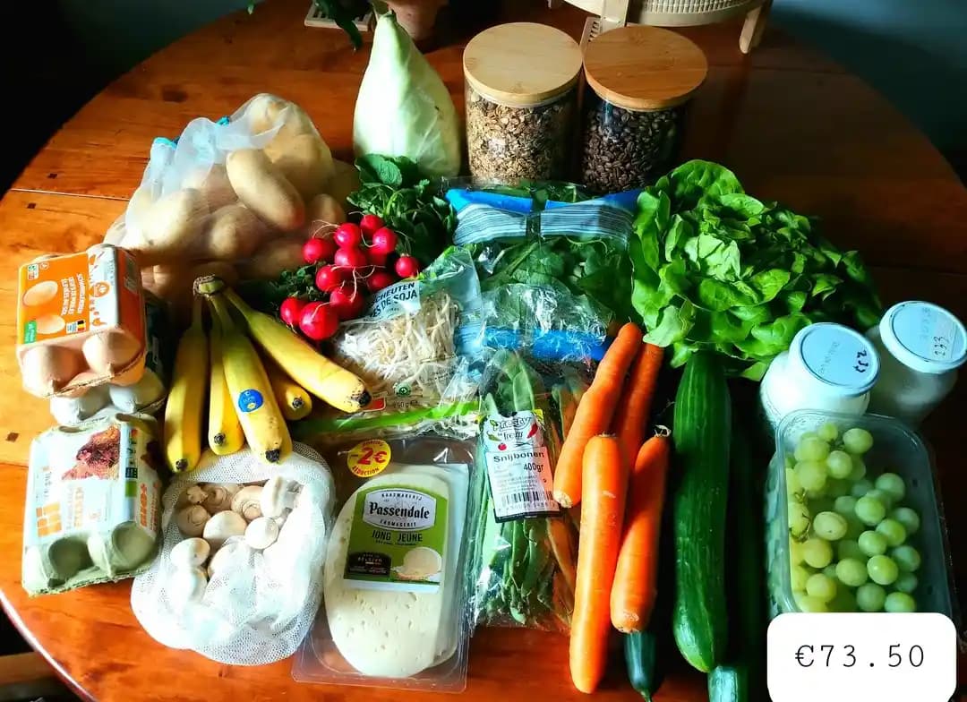 Belçika'da İki Haftalık 125,25 Euro'luk Market Alışverişi ve Ekonomik Yemek Planlaması