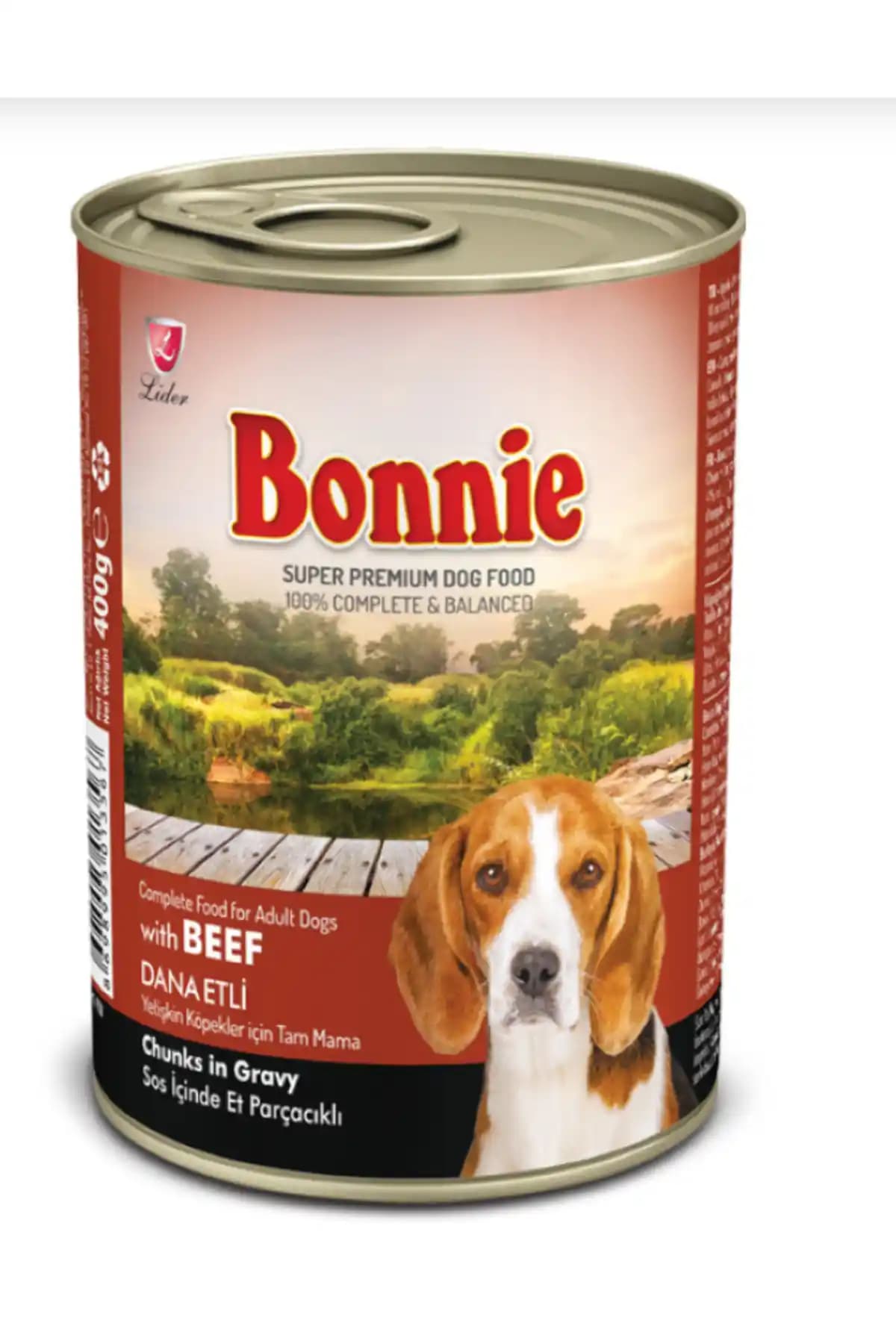 Bonnie Dana Etli Yetişkin Köpek Konservesi: Sağlıklı ve Enerjik Bir Beslenme Seçeneği