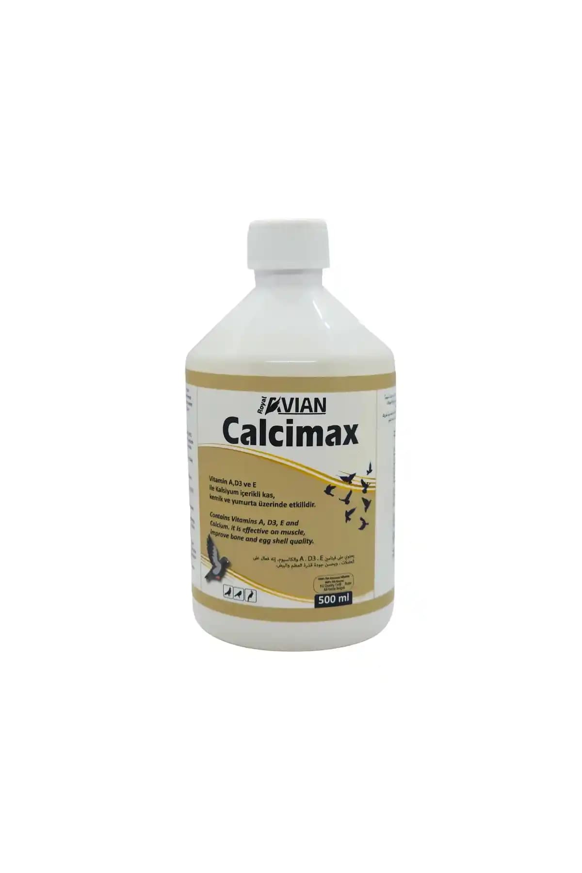 Calcimax 500 ml Kafes Kuşları ve Güvercinler İçin Kemik ve Fosfor Desteği