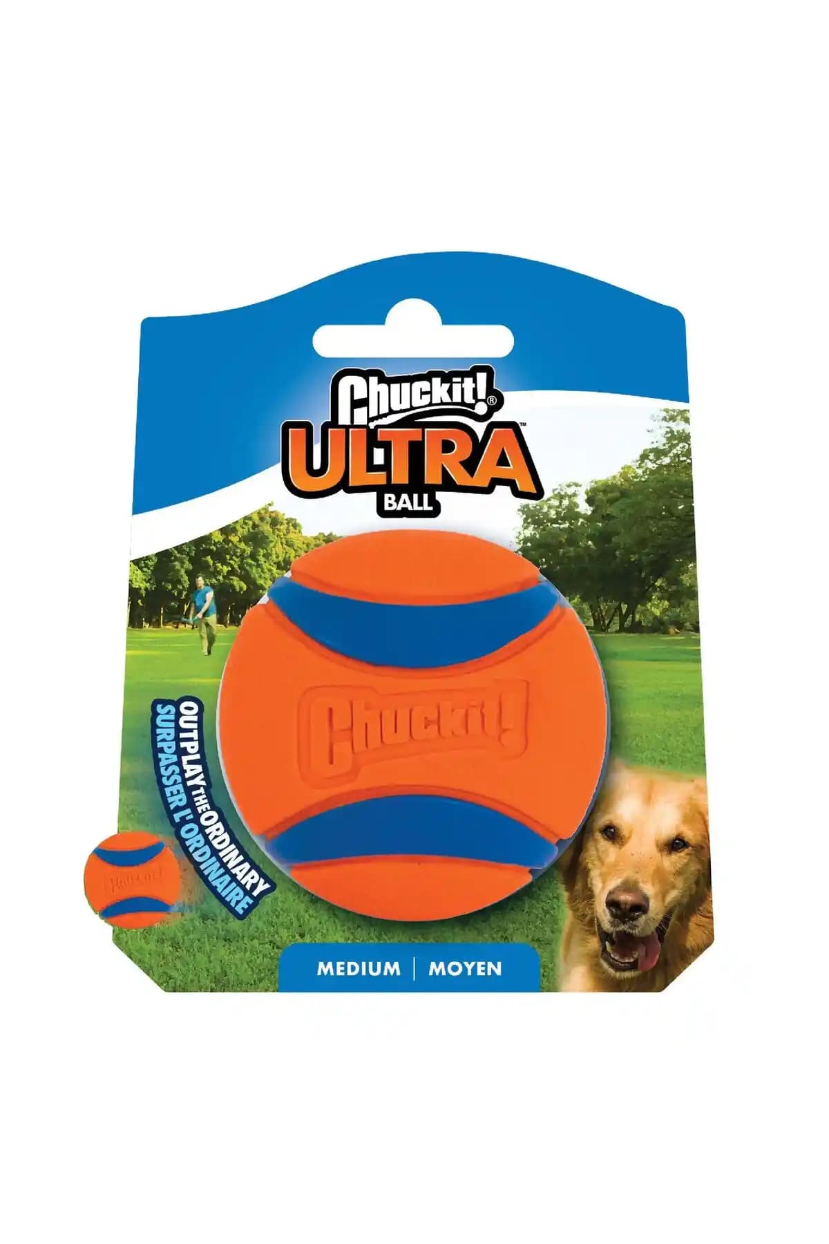Chuckit Ultra Ball Köpek Oyun Topu Orta Boy Dayanıklı ve Görünürlüğü Yüksek Ürün