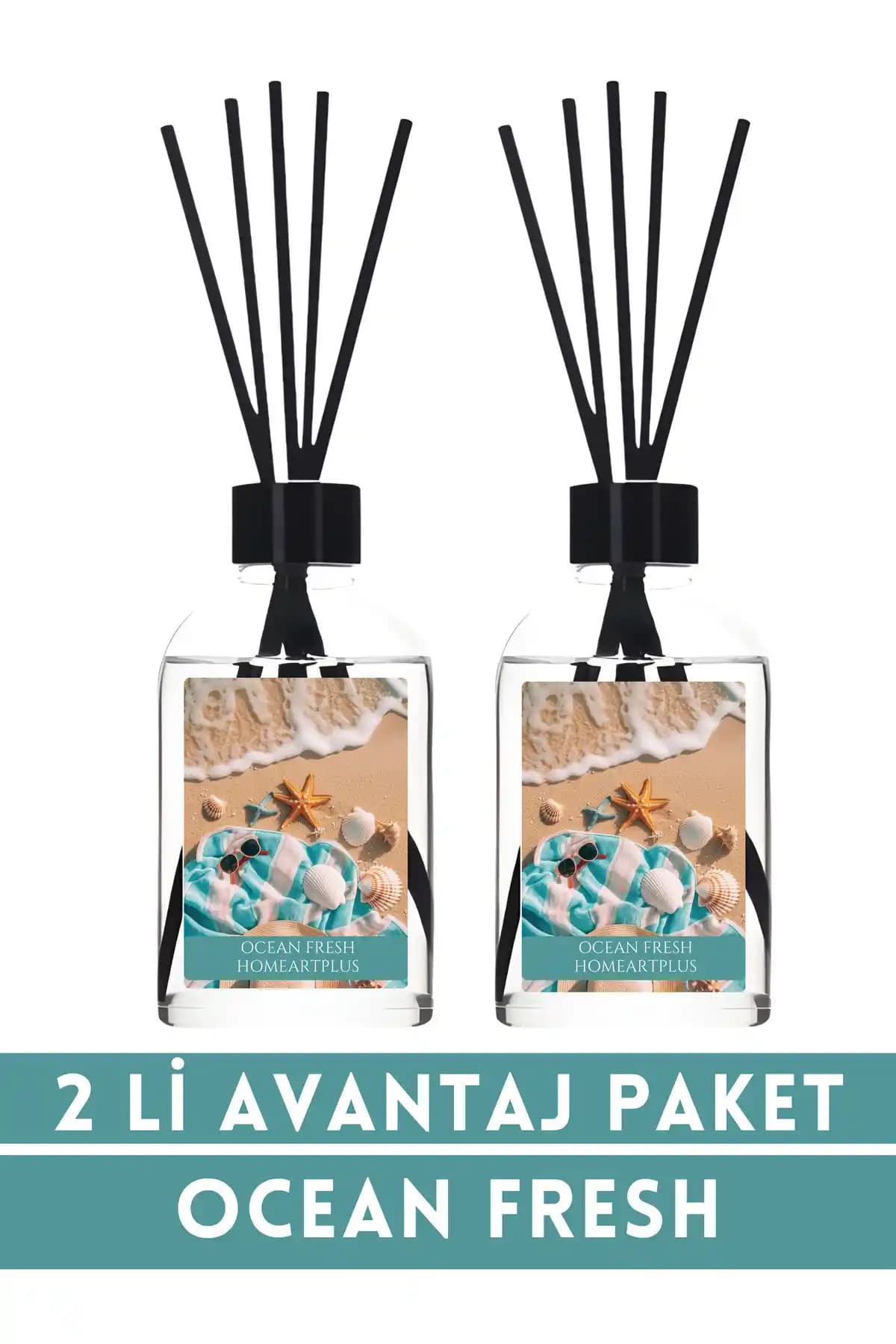 Homeartplus 2 Li Avantaj Paket Ocean Fresh Oda Kokusu Doğal ve Ferahlatıcı Atmosfer Yaratır