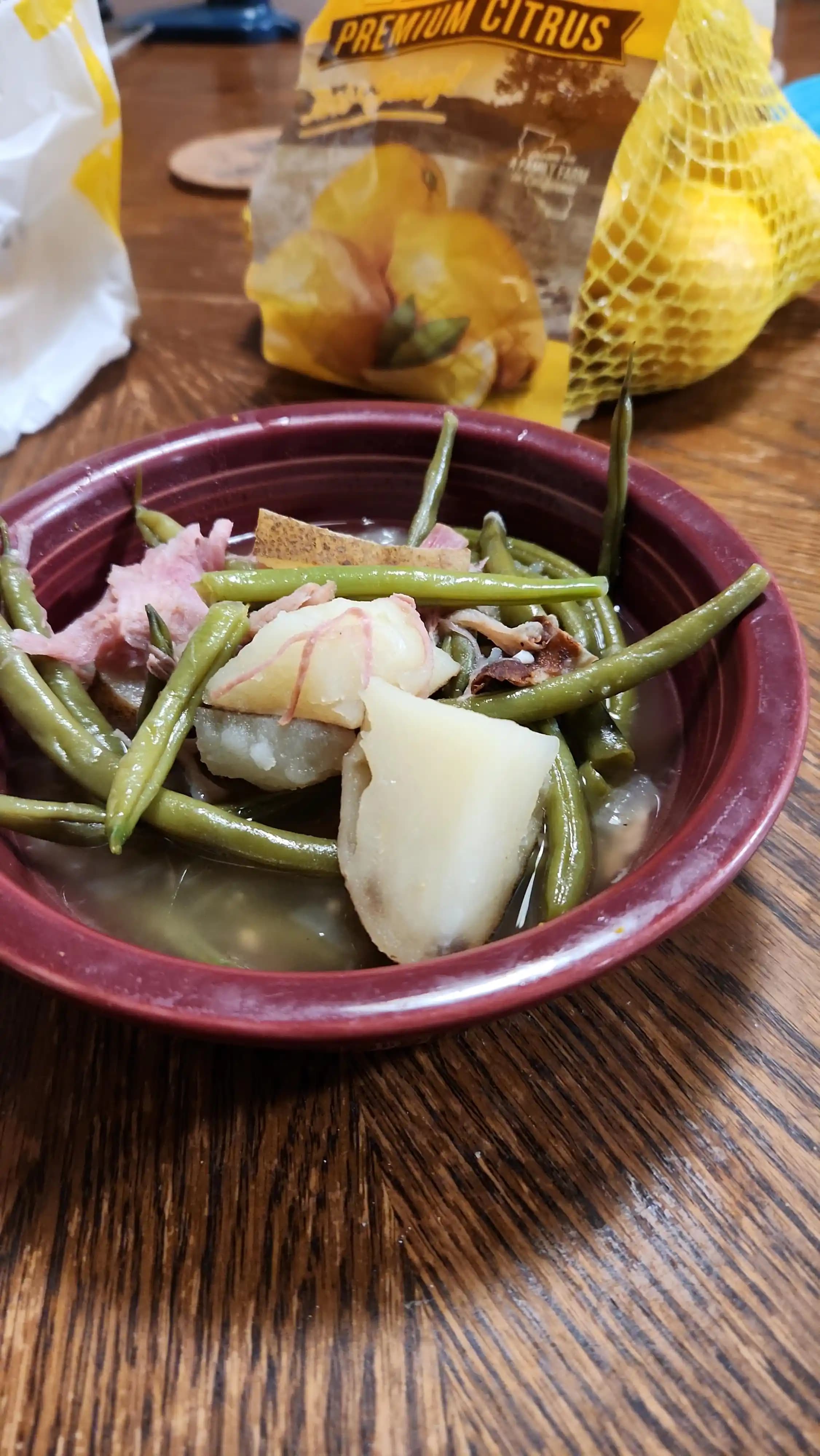 Jambon, Patates ve Taze Fasulye ile Ekonomik ve Lezzetli Güveç Tarifi