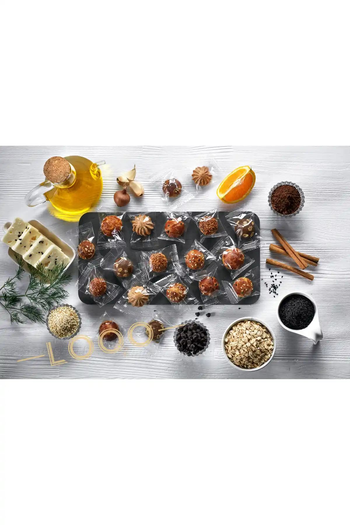 LOQO Tatlı ve Tuzlu Mini Kurabiye Karışık Paketi: Çeşitli ve Kaliteli Atıştırmalık Seçeneği