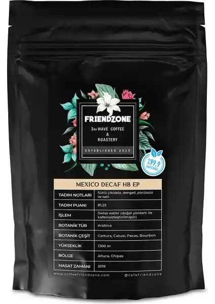 Meksika Decaf Arabica Kahve 250g - Doğal Kafeinsiz Kahve Seçeneği