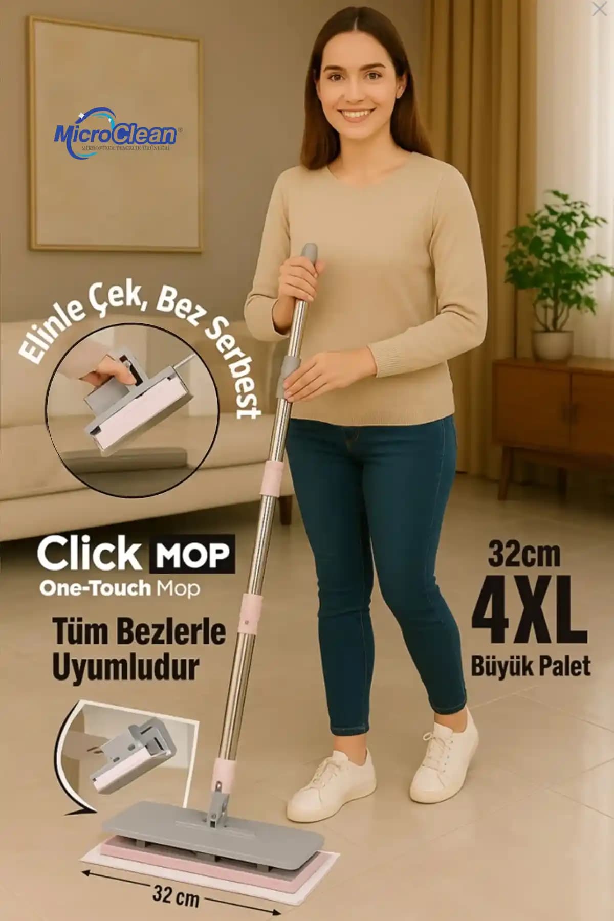 Micro Clean MissClean Temizlik Seti: Pratik ve Hijyenik Kullanım İçin Uygun Fiyatlı Çözüm